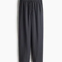 H&M Linen-Blend Drawstring Trousers-image-41