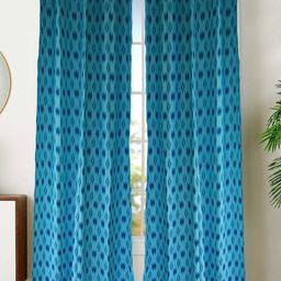 Dekor World Multicoloured Set of 2 Door Curtain-42