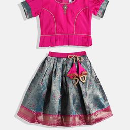 Muhuratam Ready To Wear Art Silk Lehenga Choli-image-90