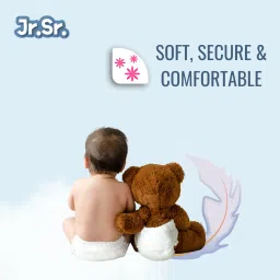 jr. sr. Baby Diaper Pants with Advanced Leak Protection | Soft & Comfortable | Pack of 2 - XL image 3