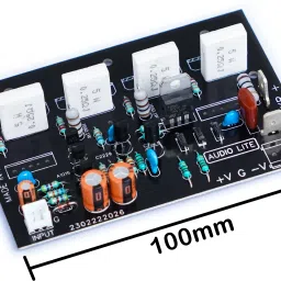 audio lite 200W RMS Mono Amplifier Board for 2SC5200 + 2SA1943 (Only Driver Sec Assembled) Sound Recorder and Sound Circuit Electronic Hobby Kit image 4