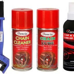 Chain Brush, Chain Cleaner 150ml, Chain Lube 150ml, Car & Bike Liquid Polish 200ml Combo-picture-22