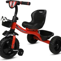 Premium Quality Tricycle with Eva Wheels & Storage Basket Tricycle for 18 TO 48 Month Baby O1 Red Rambo Tricycle-image-49