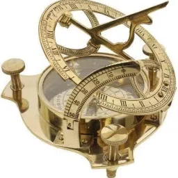 Solid Brass Sundial Compass 3 inch Antique Showpiece Sundial Compass-picture-20