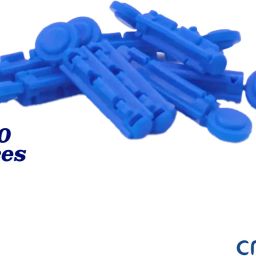 CRETO (800Pcs) 30G Round Blood Lancet For Round Lancing Devices Glucometer Lancets-image-74