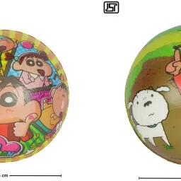 asian Combo-Mini Shinchan Car And Football - Multicolor image 3