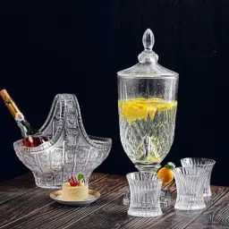 1.8 L Glass Table Top Manual Water Dispenser-14