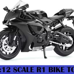 Yaamaha R1 Bike Toy 1:12 Scale Die-Cast Metal Bike Light & Music Toy for Kids-image-99
