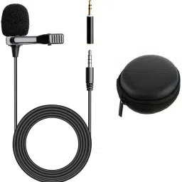 1.5m Mic Lapel Collar Mic with pin & bag Voice Recording Filter for Singing Microphone-image-0