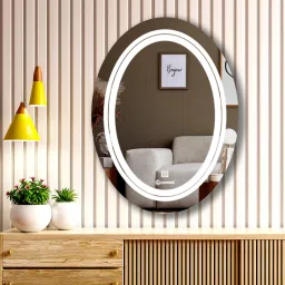 18x24 Inch Wall-Mounted LED Mirror with Smart Sensor Bathroom Mirror-image-87