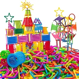 toddlers buddy ShapeCraft Smart Stick Blocks 200 pcs Kids Block blok image 5