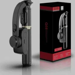 EVAAENTERPRISES smooth rotation gimbal Q08 3 Axis Gimbal for Mobile, Camera image 4