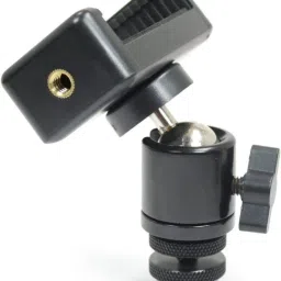 TECHGEAR Ball Head with Phone Holder and Hot Shoe Adapter Set for use with DLSR or Tripod Flash Shoe Adapter-38