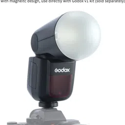 Schsteindar Flash Magnet Diffuser for Godox V1 Flash Speedlight godox round flash Diffuser godox round flash Diffuser image 2