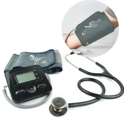 Dishan BM-30 Digital Upper Arm Pluse Measurement Monitor With Double Heart Stethoscope combo Bp Monitor image 5