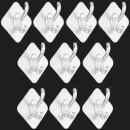 Self Adhesive Sticker Hanger Plastic Wall Hanging Hook Without Drilling Hook 10-27