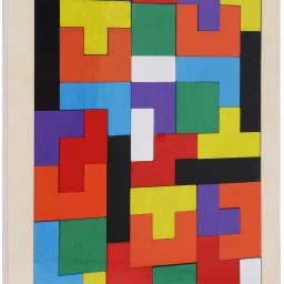 wood toys Russian Block Puzzle image 2