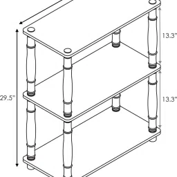 furinno Engineered Wood Open Book Shelf image 5