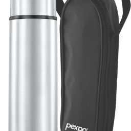 Thermosteel Vacuum Flask, 18 Hrs Hot and Cold with Zipper Bag Flip-Pro 1000 ml Flask-image-35