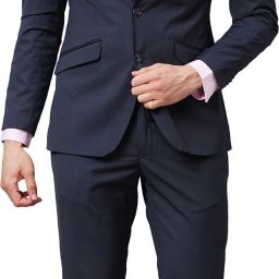 Men 3 PC Suit Solid Suit-image-92