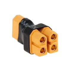 SafeConnect XT-60 Connector Harness for Series Connection Battery Adapter Lead (1M-2F) image 2