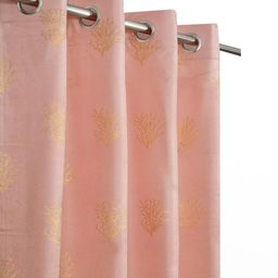 Myntra Elegant Homes Pink Velvet Door Curtain-picture-12