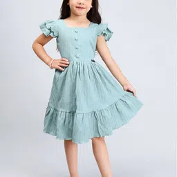 PINK MERMAID Print A-Line Dress-picture-46