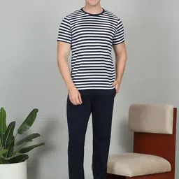 Sweet Dreams Men Striped Night suits-picture-39