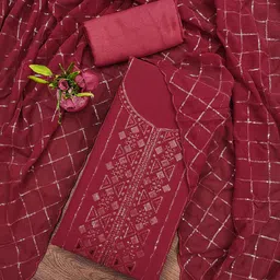 Maroosh Embellished Unstitched Dress Material-image-27