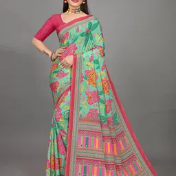Zeekha womens Pure Chiffon Saree-picture-33