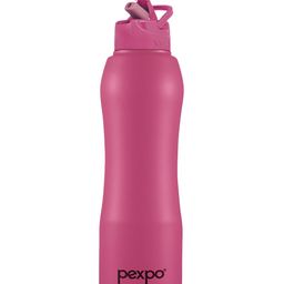 Pexpo BELLY Refrigerator Stainless Steel 1L Single wall Plum Purple Water Bottle-image-71