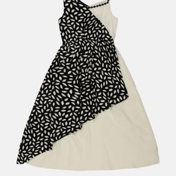 YOUNG BIRDS Print Fit & Flare Dress-image-38