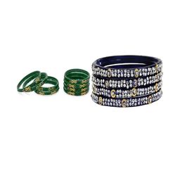 SOMIL Set Of 24 Glass Traditional Handcrafted Bangles-picture-43