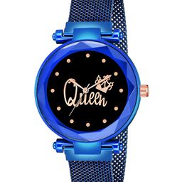 Gopal Shopcart Unisex Bracelet Style Straps Analogue Watch queen Blue Maganet-57