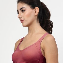 LILY Pack Of 3 Full Coverage Non Padded All Day Comfort Workout Bra image 2