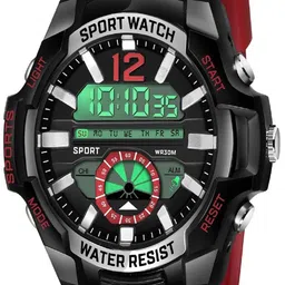 Hala Men Solid Round Tang Regular Analogue and Digital Watch-1030 image 3