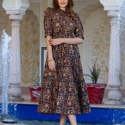 Femvy Women Floral Printed Daily Flared Anarkali Kurta-picture-14