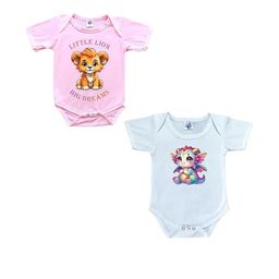 Cute Pals Kids-Unisex Multicoloured Cotton Rompers-image-89
