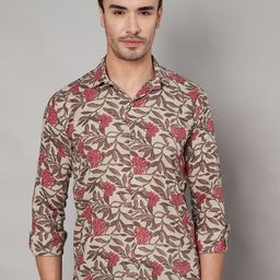 COTLAND FASHION Men Classic Floral Opaque Printed Casual Shirt-image-61