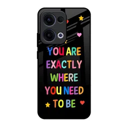 QRIOH Typography Printed Oppo Reno13 5G Back Case Mobile Accessories-image-56