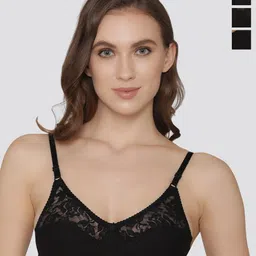 Kalyani Deepali Pack Of 3 Full Coverage Non Padded Everyday Bra- All Day Comfort-picture-18