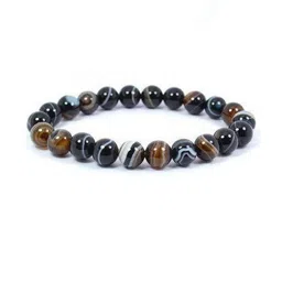 Divine souvenirs Unisex Artificial Beaded Elasticated Bracelet-55