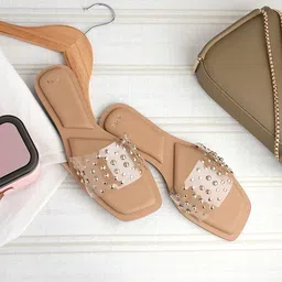 Styli Women Embellished Open Toe Flats-50