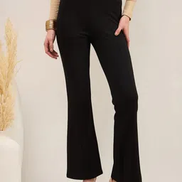 ZUMMER Women Slim Fit Easy Wash Trousers-picture-35