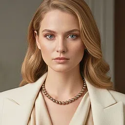 ORANGENYSHA Brass Rhodium-Plated Handcrafted Necklace-picture-1
