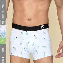 XYXX Pack Of 3 Printed Surf Intellifresh Breathability Cotton Trunks XYTRNK3PCKN922-picture-46