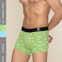 XYXX Pack Of 3 Printed Surf Intellifresh Breathability Cotton Trunks XYTRNK3PCKN923-picture-17