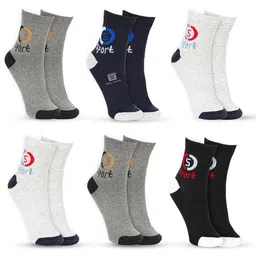 BTfash Men Pack Of 6 Patterned Ankle Length Socks-55