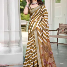 Moda Rapido Leheriya Zari Leheriya Saree-image-15