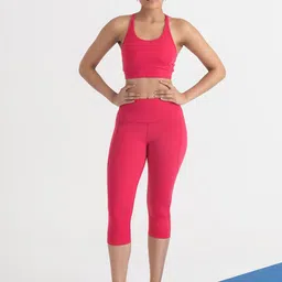 Hunnit Zen Round neck Sports Bra Medium Coverage-16